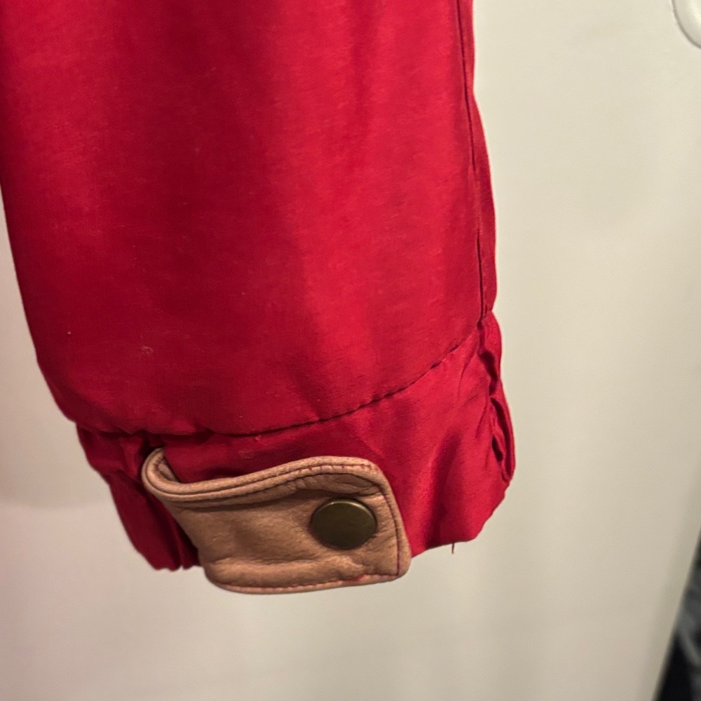 Y2K Express Red and Gray Hooded Jacket - Picture 7 of 15